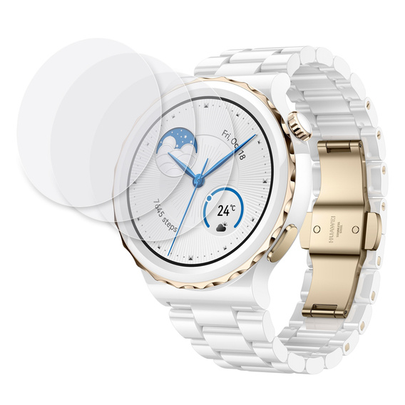 3x ERBORD hydrogel film for Huawei Watch GT 3 Pro 43mm