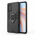 Case for Oppo Reno 4 Pro 5G, Kickstand Ring, black