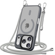 Case with stand and detachable lanyard, for MagSafe for iPhone 17 Pro