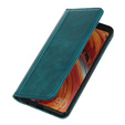 Case for Samsung Galaxy S24, Wallet Litchi Leather, green