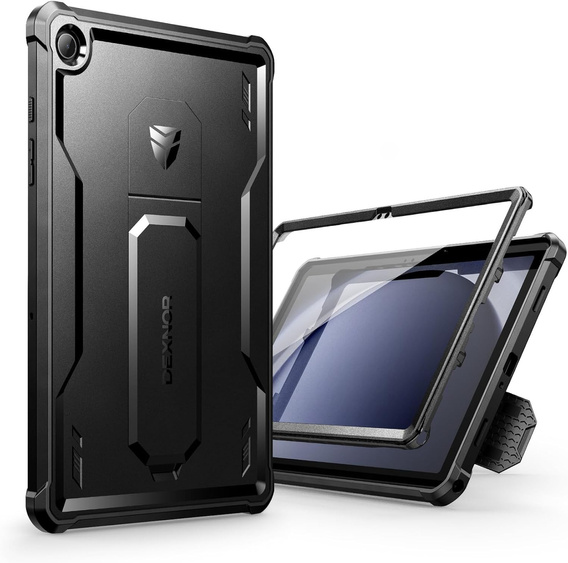 Armored case for Galaxy Tab A9+ Plus, Dexnor Full Body, black