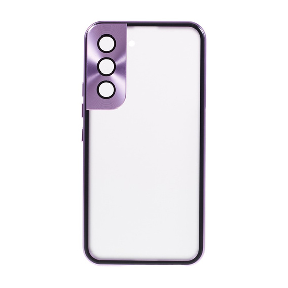 Case for Samsung Galaxy S21, Magnetic Dual Glass, purple