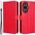 Flip case for Huawei Nova 11 Pro, Crazy Horse Wallet, red