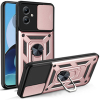 Case for Motorola Moto G14, CamShield Slide, pink rose gold