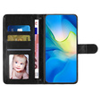 Flip case for Oppo A38 4G / Oppo A18 4G, Wallet, BINFEN COLOR, black