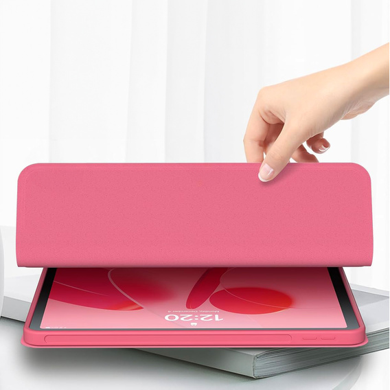 Case + keyboard iPad 10.9 2022 10 Gen, Pen Slot, pink rose gold