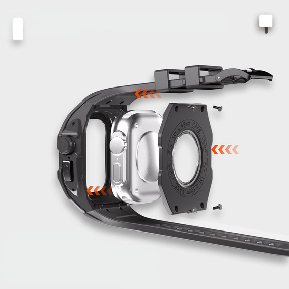 SHELLBOX Strap with Case for Apple Watch Ultra/Ultra 2 49mm