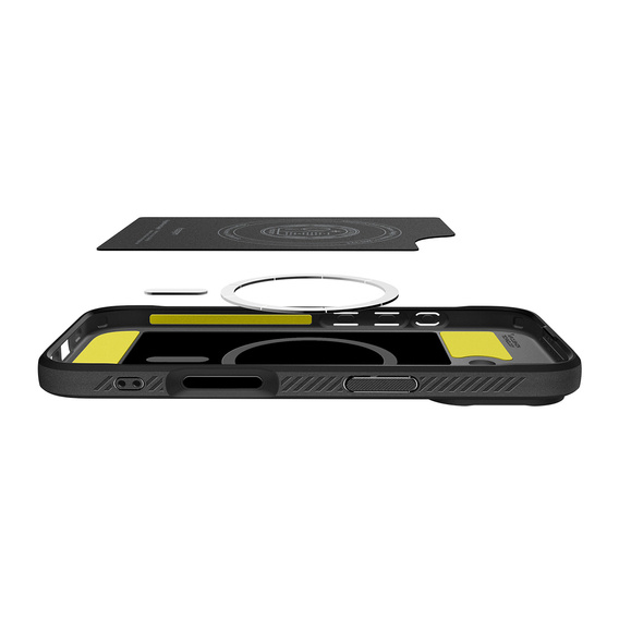 Spigen Rugged Armor MagSafe Case for iPhone 17, Matte Black