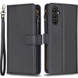 Flip case for Samsung Galaxy A25 5G, Wallet Zipper Pocket, black