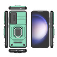 Case for Samsung Galaxy S24, KickStand Camera Lens, green