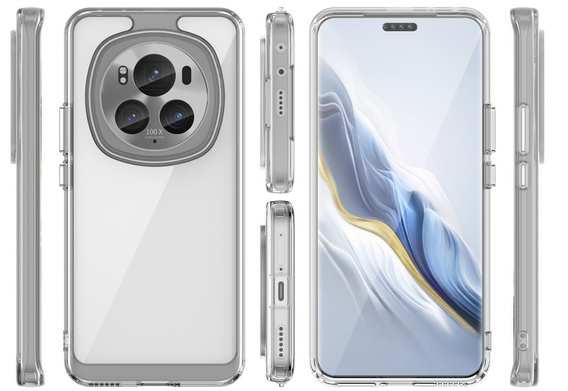 Case for Honor Magic 6 Pro 5G, Fusion Hybrid, transparent