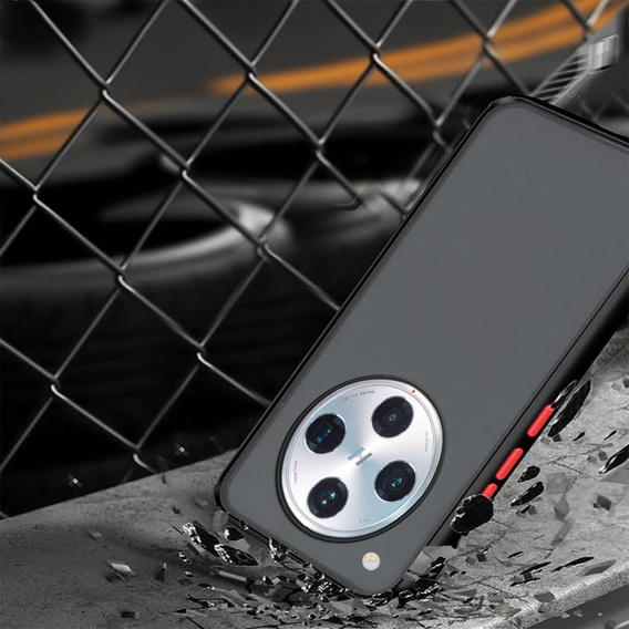 Thin Case for Oppo Find X8 Pro, Slim, transparent / black