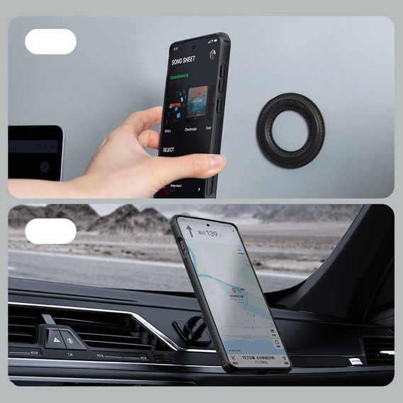 Nillkin Armored Case for Oppo Find X8 Pro, CamShield Prop, for Magsafe, black