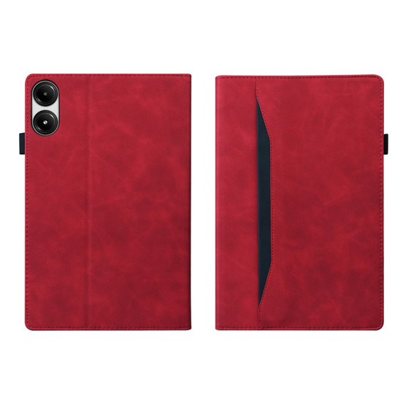 Case for Xiaomi Redmi Pad Pro / Xiaomi Poco Pad, Classic, with space for stylus, red