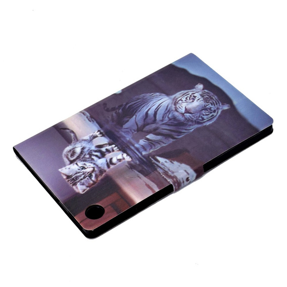 Case for Samsung Galaxy Tab A9+ X210 / X215 / X216B, cat and tiger