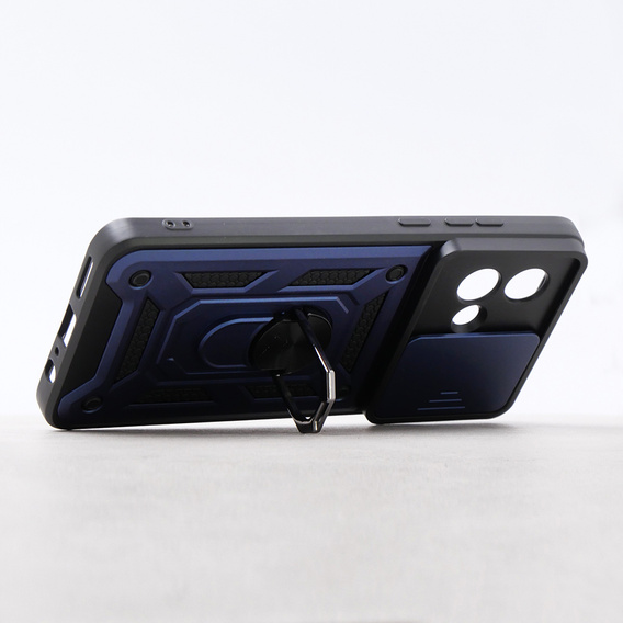 Case for Motorola Moto G84 5G, CamShield Slide, blue