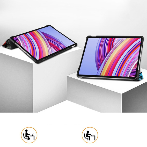 Case for Xiaomi Redmi Pad Pro / Xiaomi Poco Pad, Smartcase, graffiti