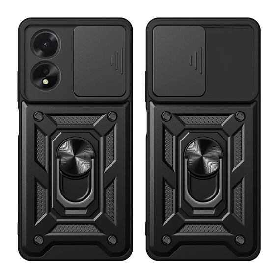 Case for Oppo A60, CamShield Slide, black