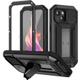 Case for iPhone 15 Plus, R-JUST CamShield Slide, armoured, black