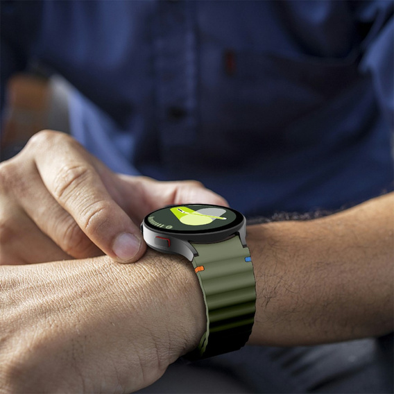 Silicone strap for Samsung Galaxy Watch 4/5/6/7/FE 40/42/43/44/45/46/47mm.