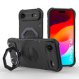 Case for iPhone Air, for MagSafe, armoured with stand, black