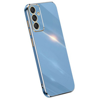 Case for Samsung Galaxy M55 5G, Glamour CamShield, blue