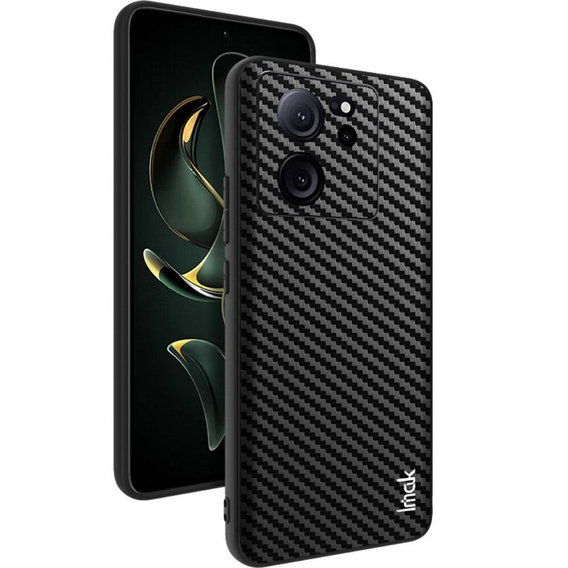 IMAK Case for Xiaomi 13T/13T Pro, LX-5 Series, Carbon, black