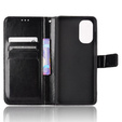 Flip case for Motorola Moto G62 5G, Crazy Horse Wallet, black