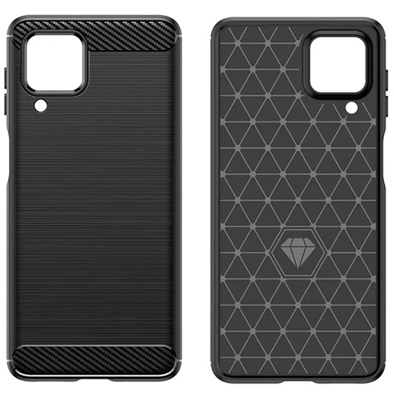 Case for Samsung Galaxy M53 5G, Carbon, black