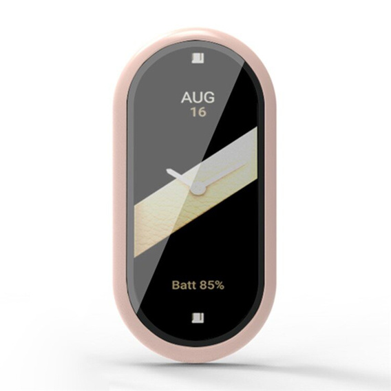2in1 Case + Tempered Glass for Xiaomi Smart Band 10 / 9 / 8, pink
