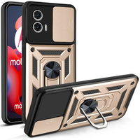 Case for Motorola Moto G24 / G24 Power / G04, CamShield Slide, gold