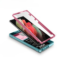 Case for Samsung Galaxy S23 Ultra, CamShield Slide, pink / green
