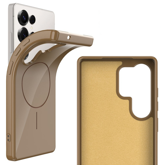 Case for Samsung Galaxy S25 Ultra, GKK Leather, black