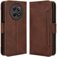 Flip case for Realme 12, Card Slot, brown