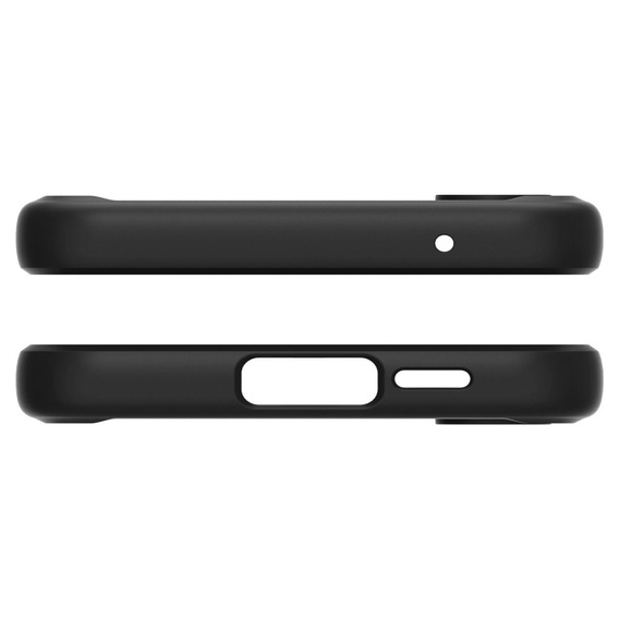 Spigen case for Samsung Galaxy A55 5G, Ultra Hybrid, black + 9H Tempered Glass