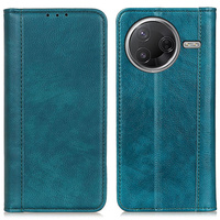 Flip case for Xiaomi Poco F7 Pro / F7 Ultra, Split Leather, green