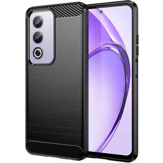 Case for Oppo A80, Carbon, black