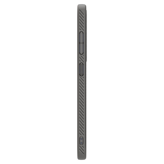 Spigen case for Samsung Galaxy S25, Liquid Air, black + 9H Tempered Glass