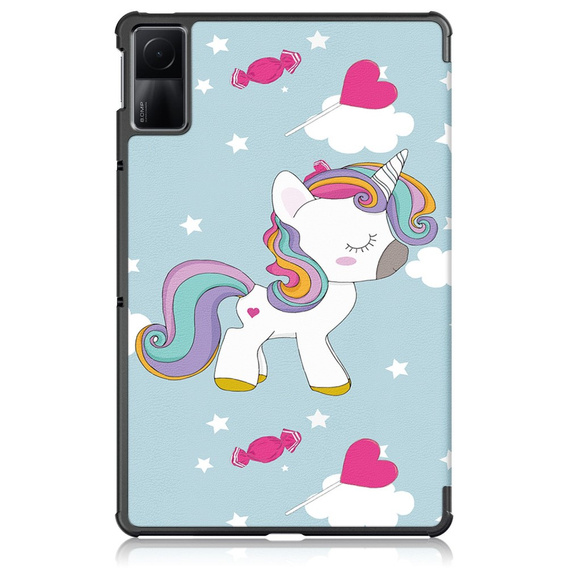 Case for Xiaomi Redmi Pad 10.6, Smartcase, unicorn