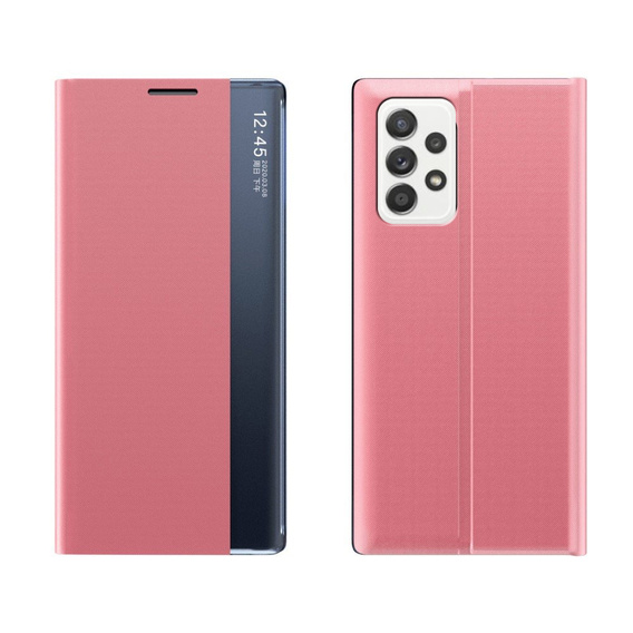 Flap case for Samsung Galaxy A32 5G, Side View, pink