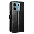 Flip case for Xiaomi Redmi Note 13 Pro 5G, Crazy Horse Wallet, black