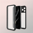 Case for iPhone 17 Pro Max, IP68 waterproof Redpepper, black
