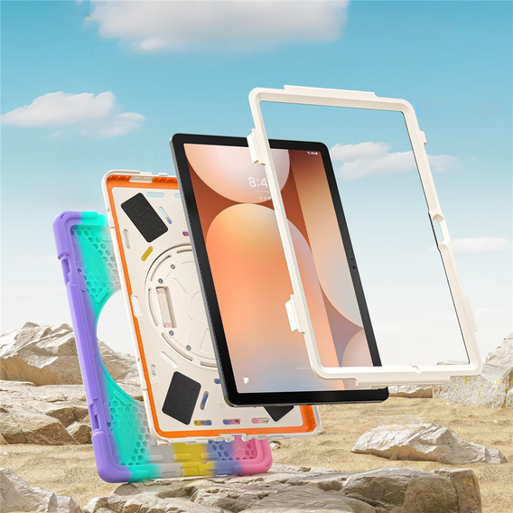 Armoured case with stand and shoulder strap for Samsung Galaxy Tab A11+