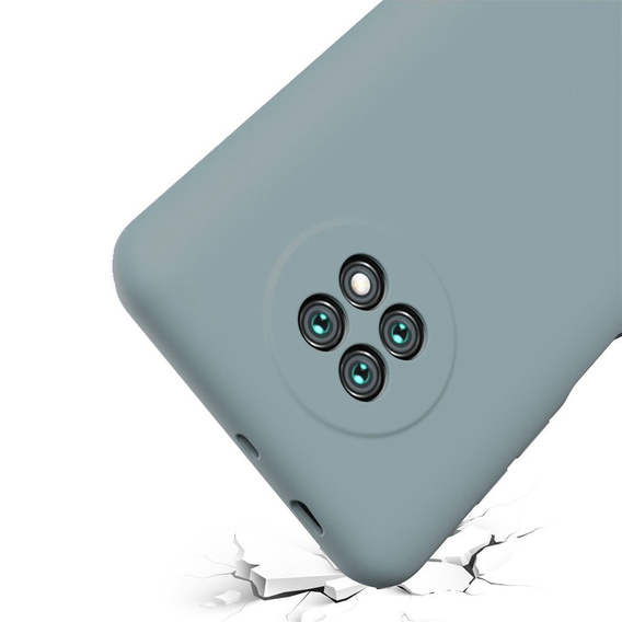 Case for Xiaomi Redmi Note 9T 5G, Silicone Lite, lavender grey