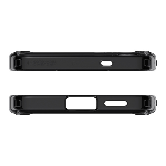 Spigen MagSafe Case for Samsung Galaxy S25, Ultra Hybrid, transparent / black + 9H Tempered Glass