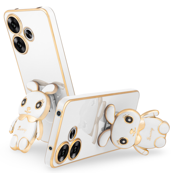 Case for Xiaomi Redmi 13, Rabbit, white
