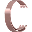 Milanese Bracelet Strap with Case for Xiaomi Smart Band 10 / 9 / 8, pink