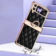 Case for Samsung Galaxy Z Flip 4 5G, Rhombus Grid