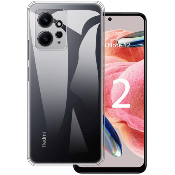 Thin Case for Xiaomi Redmi Note 12 4G, Slim, transparent