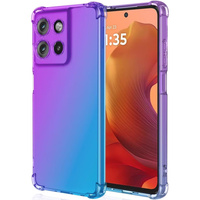 Case for Motorola Moto G15 / Motorola Moto G15 Power, Gradient Dropproof, Purple / blue